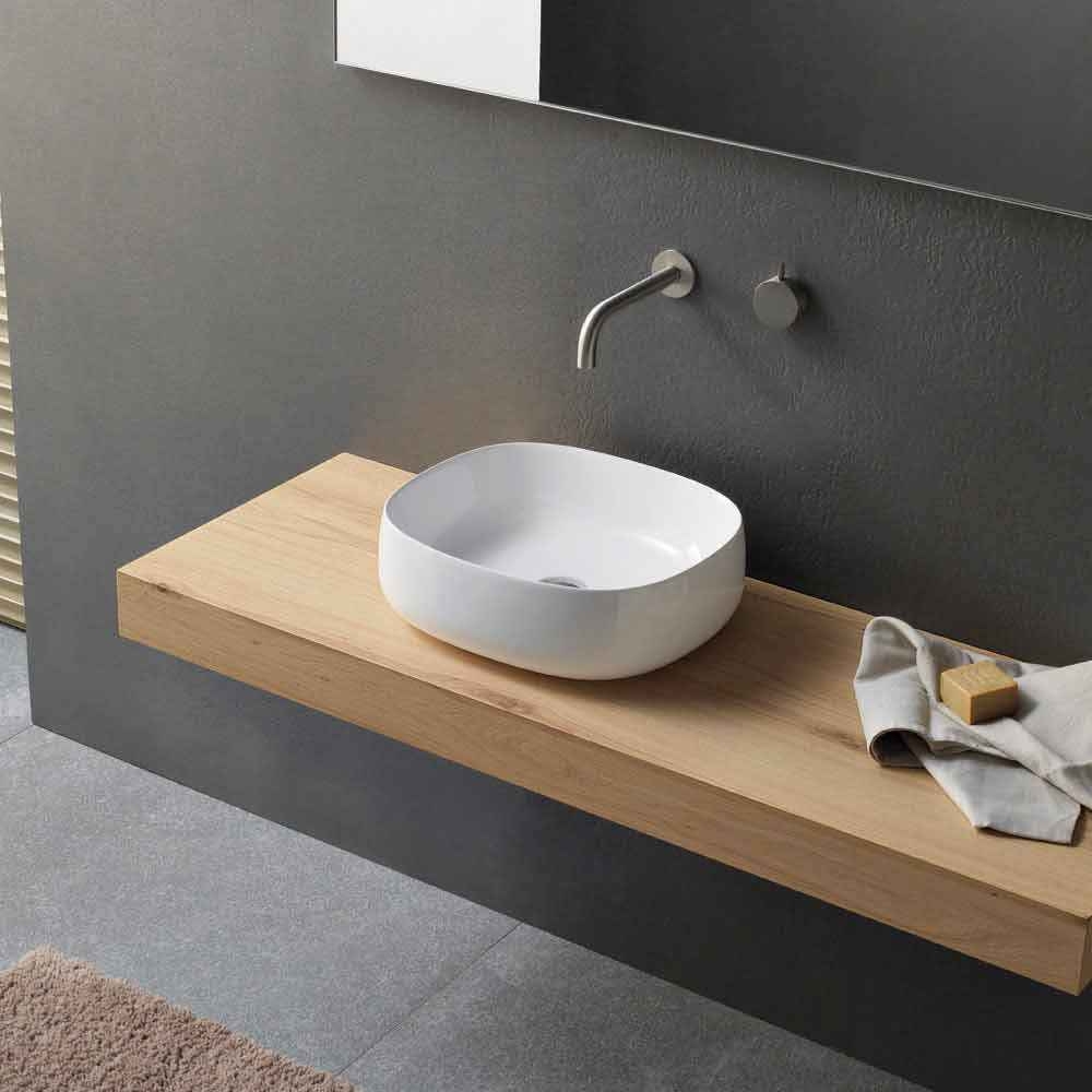 Modernes Ovales Design-Waschbecken Im Badezimmer Aus Keramik inside Badezimmer Waschbecken Modern