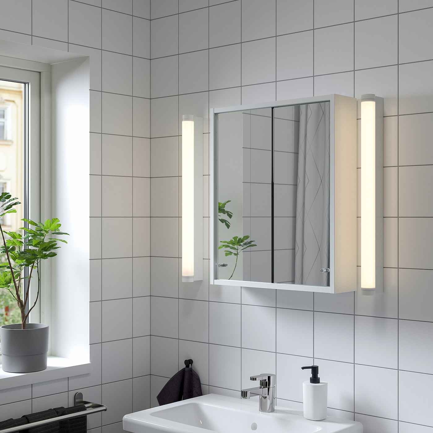 Nysjön Spiegelschrank - Weiß 50X60 Cm for Ikea Badezimmer Spiegel Schrank